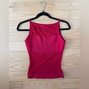 Bebe Y2K Vintage Red Silk Blend Camisole Top Size Small